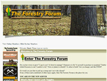 Tablet Screenshot of forestryforum.com